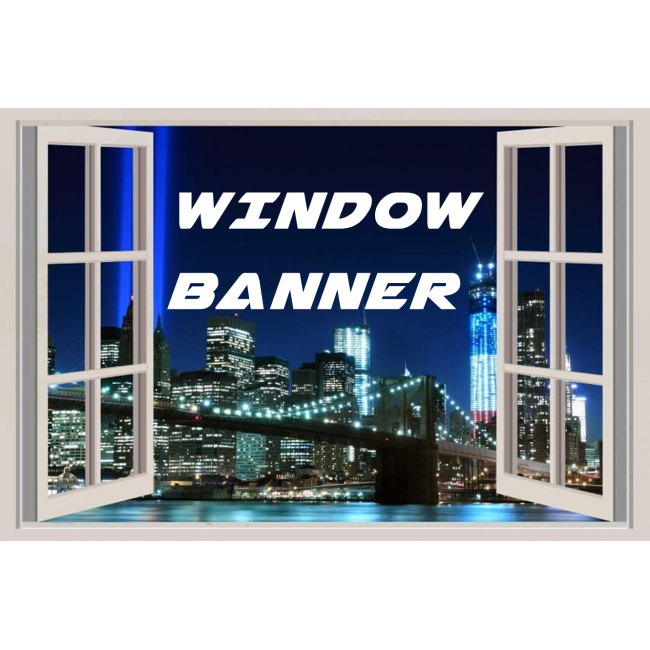 WINDOW BANNER WINDOW BANNER